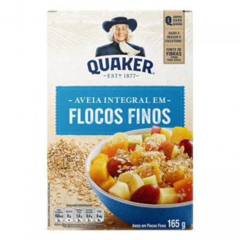 AVEIA FLOCOS FINOS QUAKER QUAKER 165G