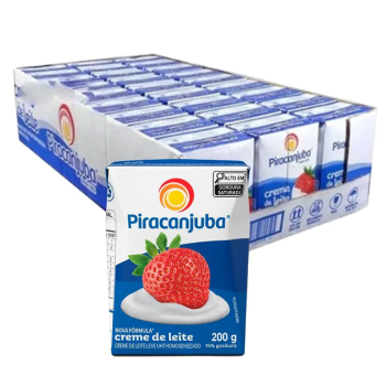 CAIXA C/ 27 UNID CREME DE LEITE PIRACANJUBA 200G