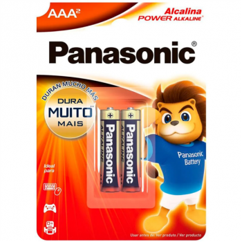 PILHA AAA ALCALINA PANASONIC 2UN