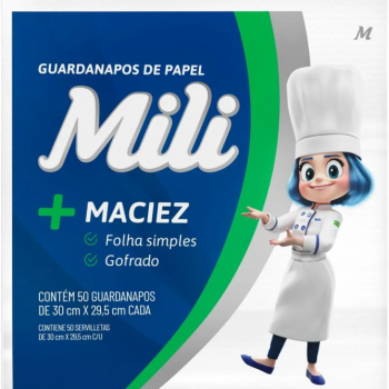 GUARDANAPO O MILI 30X29,5CM