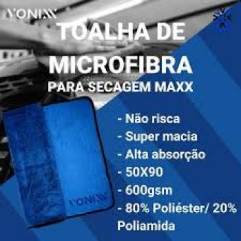TOALHA MIC SECAGEM MAXX 50X90 600GSM