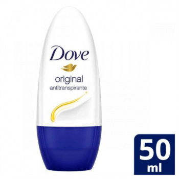 DESODORANTE ROLL-ON DOVE FEMININO ORIGINAL 50ML