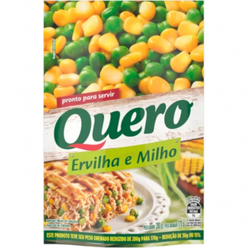 ERVILHA E MILHO VERDE QUERO SACHÊ QUERO 170G