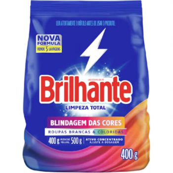 LAVA ROUPA BRILHANTE LIMPEZA TOTAL 400G