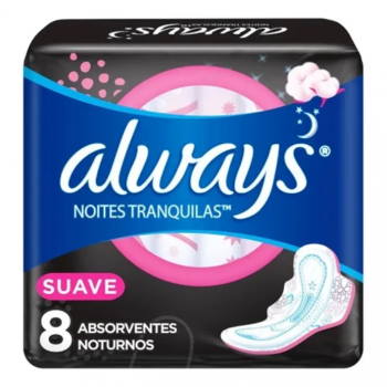 ABSORVENTE NOITES TRANQUILAS SUAVE ALWAYS C/ ABAS