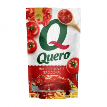 MOLHO DE TOMATE TRADICIONAL QUERO 240G