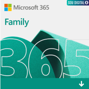 Microsoft Assinatura Office 365 Family 1 Ano Online LATAM - ESD EP2-32295