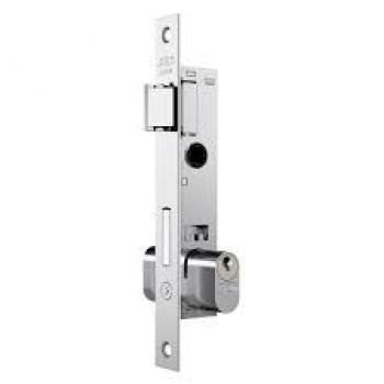 FECHADURA EXTERNA SERRALHEIRO PORTA FERRO ESTREITA 601/03 INOX BROCA 20MM STAM