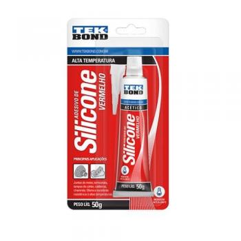 BORRACHA DE SILICONE ALTA TEMPERATURA 50G - CORES