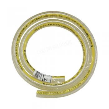 MANGUEIRA P/GAS NORMATIZADA 4,2MM X 1,20 M TRANC.