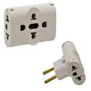PINO 3 SAIDAS TEE P/ LUZ  2P 10A/20A