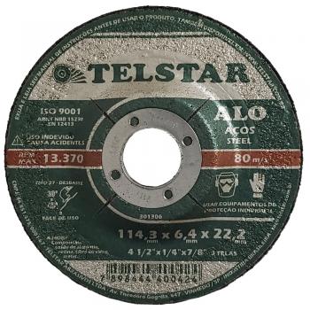 DISCO DE DESBASTE 7` 2 TELAS - TELSTAR