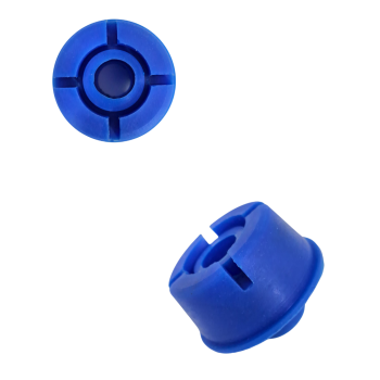 Borracha ponta de prova T - 45Sh - Azul