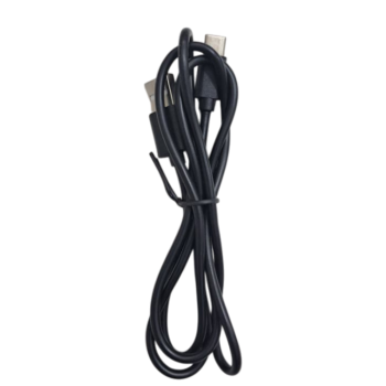 Cabo de Carga e Dados TYPE C, 1M PRETO