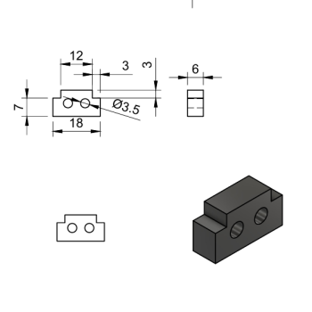 Adaptador de Balança 6mm