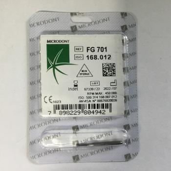.BROCA CARBIDE N. 701 CONICA DENTADA - FG - MICRODONT