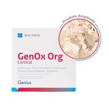 .ENXERTO ÓSSEO GENOX ORG 0,5CC - BOVINO DESMINERAL  - BAUMER