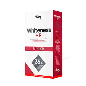 .KIT CLAREADOR WHITENESS HP 35% - 1 PACIENTE /MINI KIT/ FGM