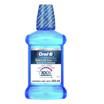 .ANTISSEPTICO BUCAL 100% 250ML- ORAL-B