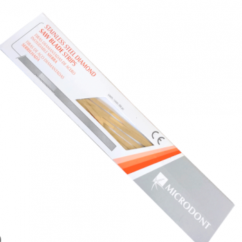 .Tira de lixa diamantada em aco inox serrilhada diamond strips special 2,5mm grossa cx com 6un