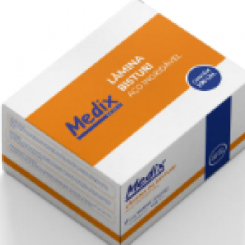 .LAMINA DE BISTURI ACO INOXIDAVEL - N. 20 - MEDIX