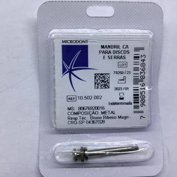 .MANDRIL CA PARA DISCOS E SERRAS /REF  10.502.002 -MICRODONT