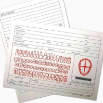 .FICHA CLINICA SIMPLES PCT C/100 (180 GR) - AF DO BRASIL