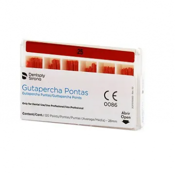 .GUTAPERCHA ISO CALIBRADA 28MM N 25 - 120 UNID.