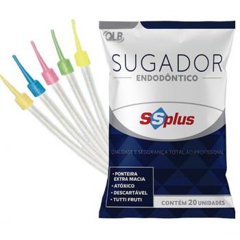 .SUGADOR ENDODÔNTICO DESCARTÁVEL COM 20UN - SSPLUS