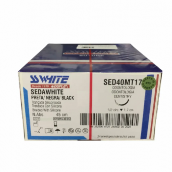 .FIO DE SUTURA SEDA  3-0 -SSWHITE