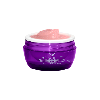 Gel Construtor Absolut - Pink com Glitter 24g  American Burrs Nails