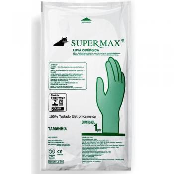 .LUVA CIRÚRGICA ESTÉRIL - EMBALAGEM COM 1 PAR TAMANHO 7.0 -  SUPERMAX