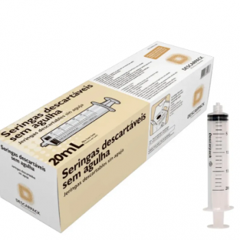 .SERINGA DESCARTAVEL LUER LOCK 20ML - DESCARPACK