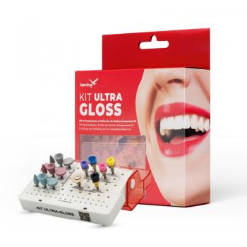 .KIT RESINA COMPLETO ULTRA GLOSS COM 13 PECAS + BROQUEIRO + 1 ESCOVA PELO DE CABRA + 1 ESCOVA ULTRABRUSH