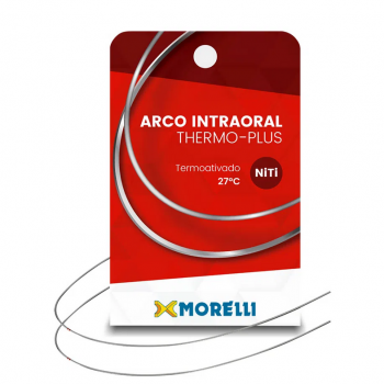 .ARCO INTRAORAL THERMO-PLUS MÉDIO - NITI - REDONDO 0,35MM(.014) - 50.70.225-  MORELLI