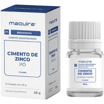.CIMENTO FOSFATO DE ZINCO PO 28G - CLARO / MAQUIRA