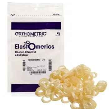 .ELÁSTICO INTRAORAL LÁTEX - MÉDIO 5/16 -ORTHOMETRIC -  60.01.2004