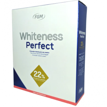 .Clareador peroxido de carbamida 22% kit (4 seringas 3g cada + 2 placas 1mm + estojo)