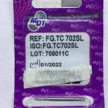 .BROCA CARBIDE CIRURGICA CONICA CORTE CRUZADO - 702SL FG - MDT