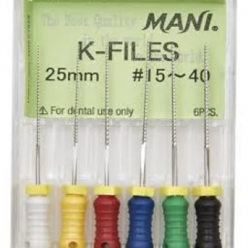 .LIMA MANI-K FILES #15-40/25MM