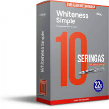 .Clareador a base de peroxido de carbamida a 22% com 10 seringas