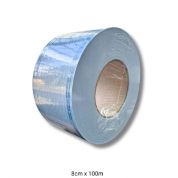 .ROLO PARA ESTERILIZACAO -  80MM X 100M - POLLITEX