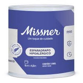 .ESPARADRAPO IMPERMEAVEL BRANCO 2,5CM X 4,5M- MISSNER