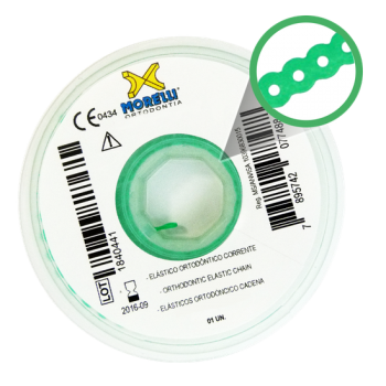 .ELASTICO CORRENTE  - CURTO - 1,5M - 60.05.153 -  VERDE  CRISTAL -  MORELLI