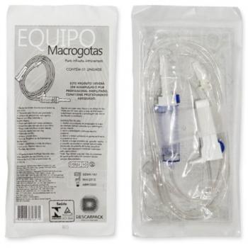 .EQUIPO MACROG SLIP FILT E INJ - CX500UNID / DESCARPACK