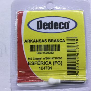 .PONTA ARKANSAS PEDRA BRANCA ESFERICA 1,6MM - FG N. 18 - DEDECO