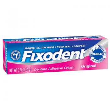 .FIXADOR DE DENTADURA FIXODENT ORIGINAL CREME 21G 1UN - P&G - P&G