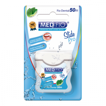 .FIO DENTAL MENTA 50M SLIDE PRO - MEDFIO