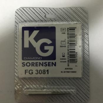 .PONTA DIAMANTADA CONICA TOPO INATIVO 3081 - FG - KG SORENSEN