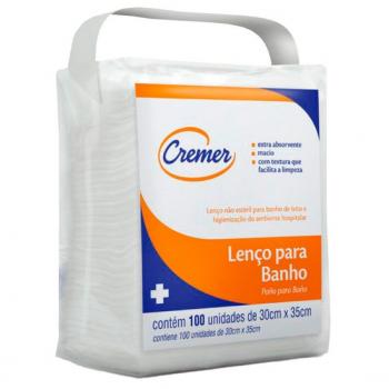 .LENCO P/BANHO  NAO TECIDO 100UN - CREMER - CREMER
